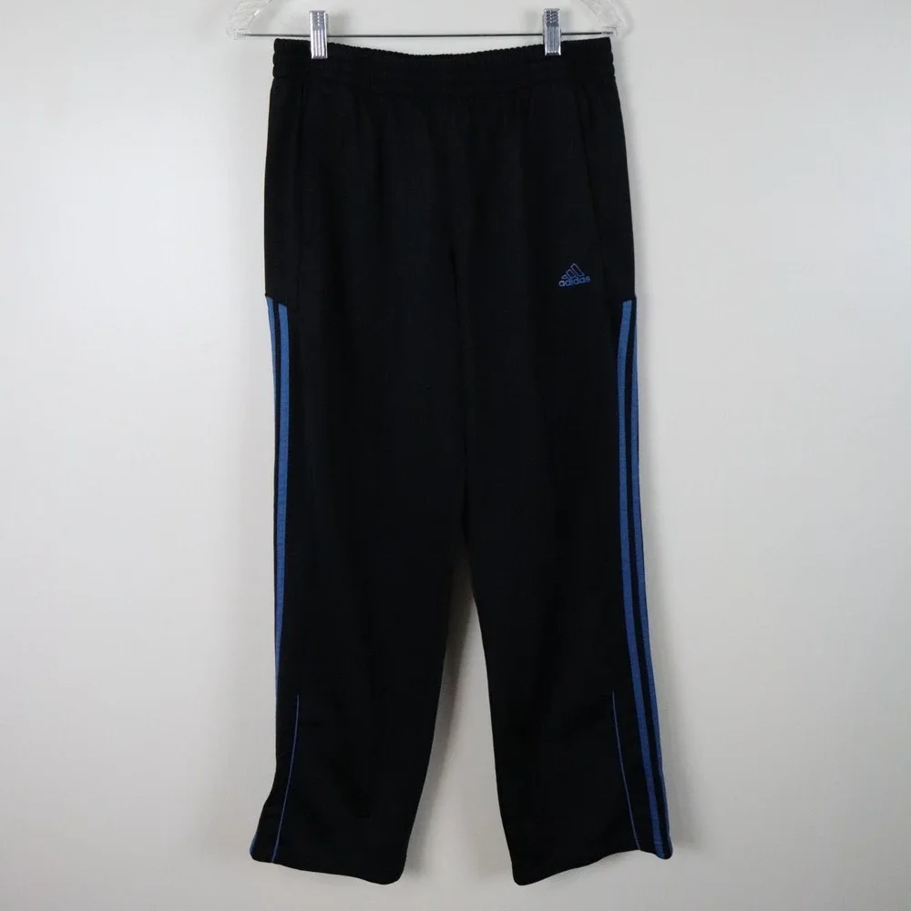 Adidas Pants Mens Medium Active 360 Activewear Track Gym Training Athletic Black